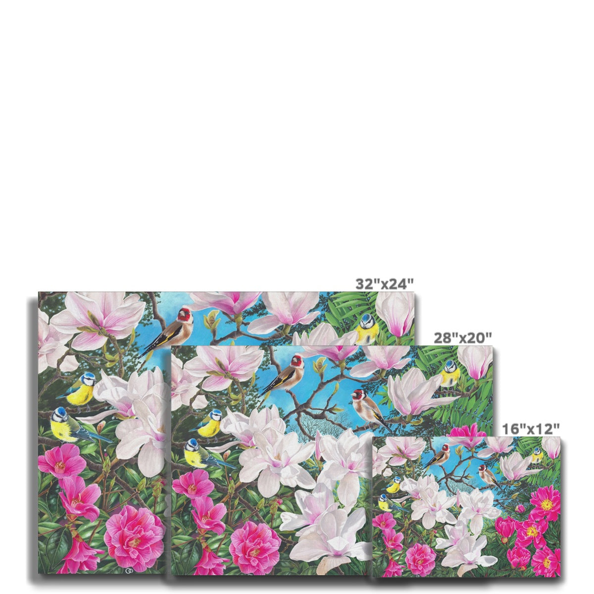 The Spring Garden Nature Inspired Fine Art Canvas Print