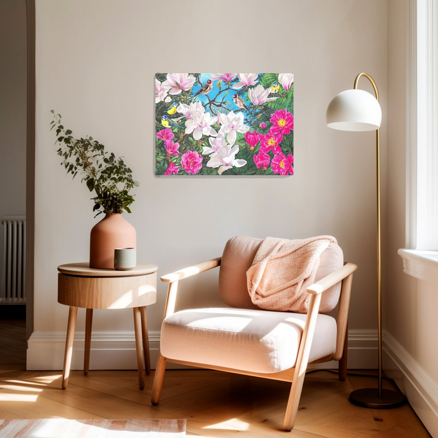 The Spring Garden Nature Inspired Fine Art Canvas Print