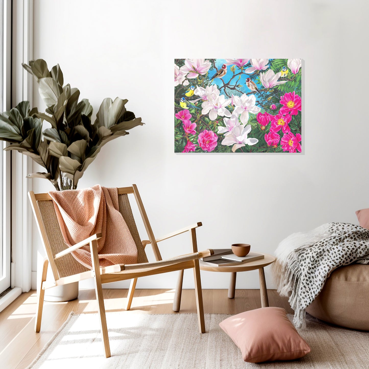 The Spring Garden Nature Inspired Fine Art Canvas Print