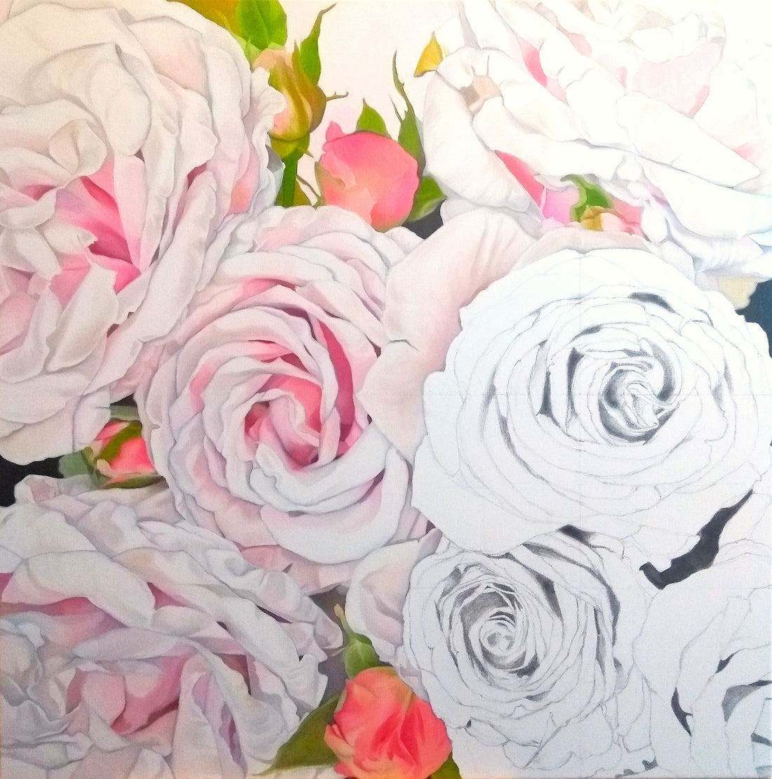 How I Used a Grid to Draw for Oil Painting