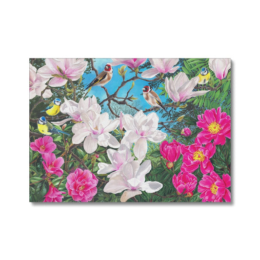 The Spring Garden Nature Inspired Fine Art Canvas Print