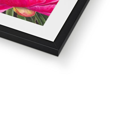 Springtime Passion Bold Floral Fine Art Framed & Mounted Print