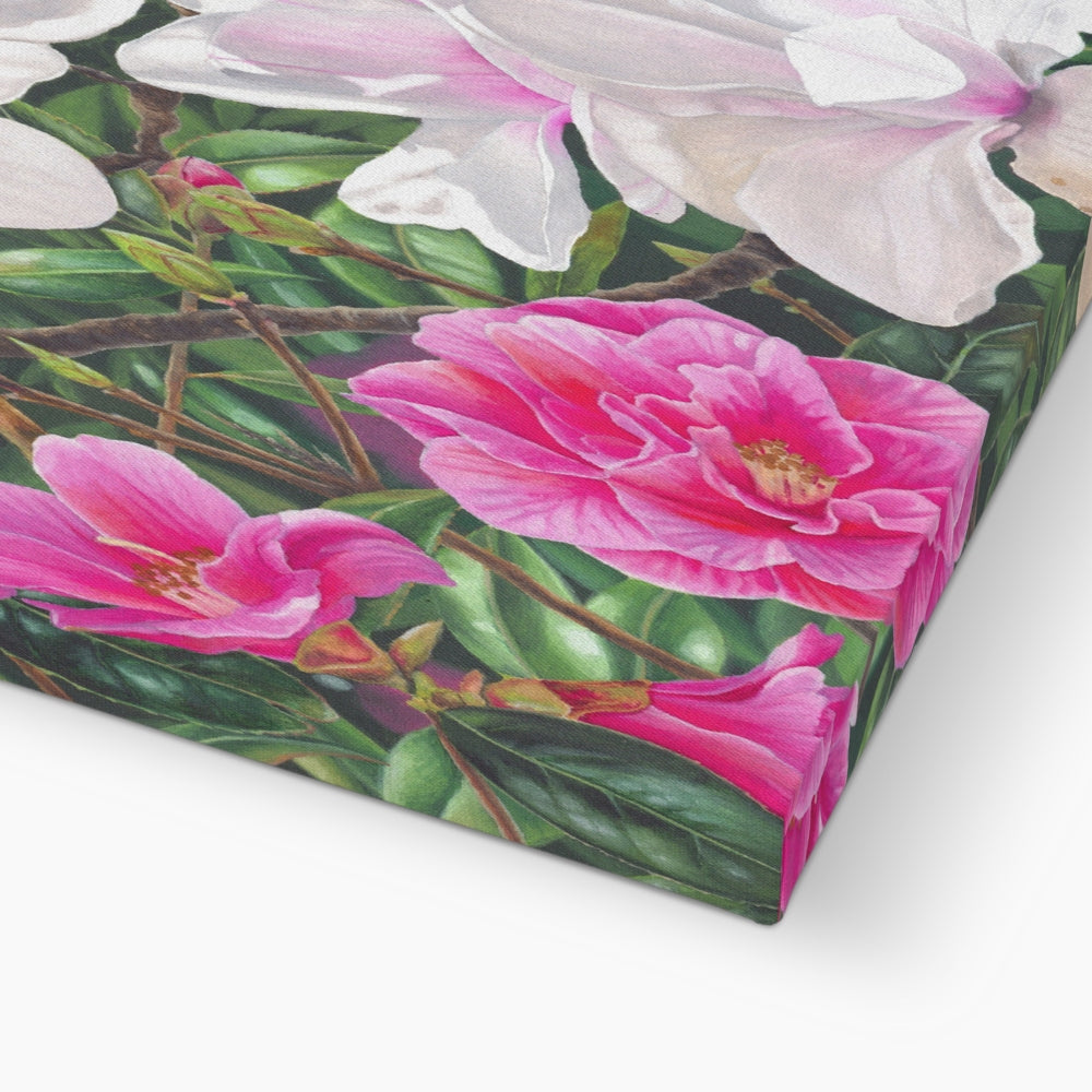 The Spring Garden Nature Inspired Fine Art Canvas Print
