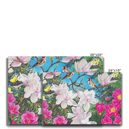 The Spring Garden Nature Inspired Fine Art Canvas Print