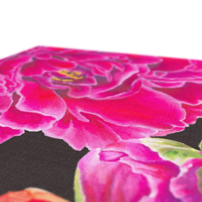 Springtime Passion Bold Floral Eco Canvas Print