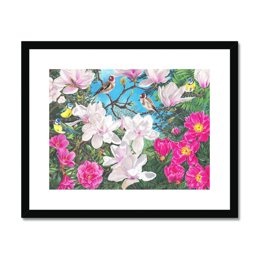 The Spring Garden Nature Inspired Fine Art Framed & Mounted Print