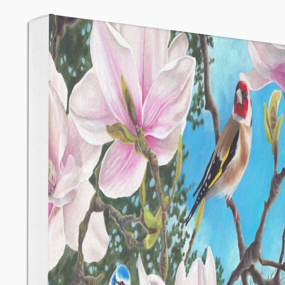 The Spring Garden Nature Inspired Fine Art Canvas Print