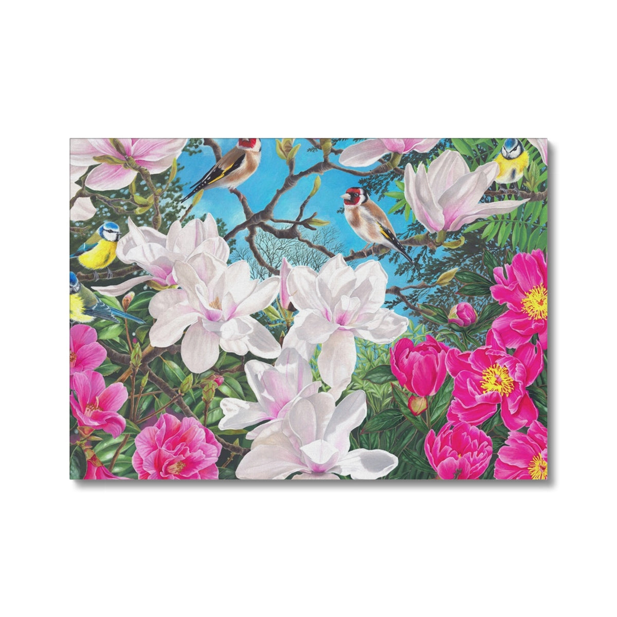 The Spring Garden Nature Inspired Fine Art Canvas Print