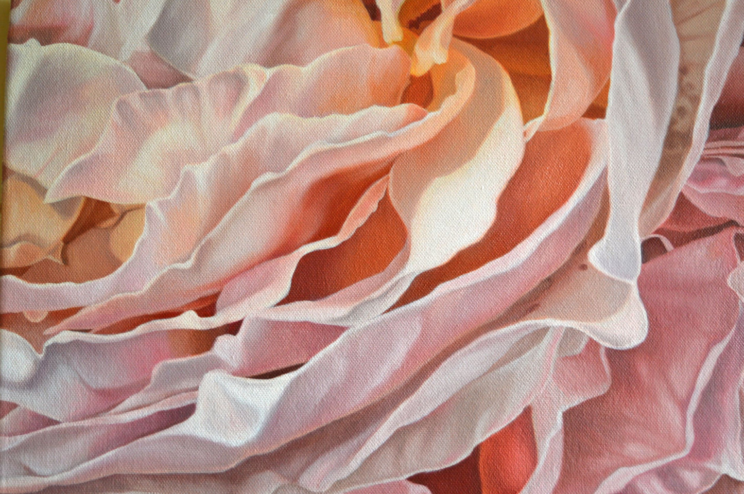 Inspiration Original Oil on Canvas Rose Painting