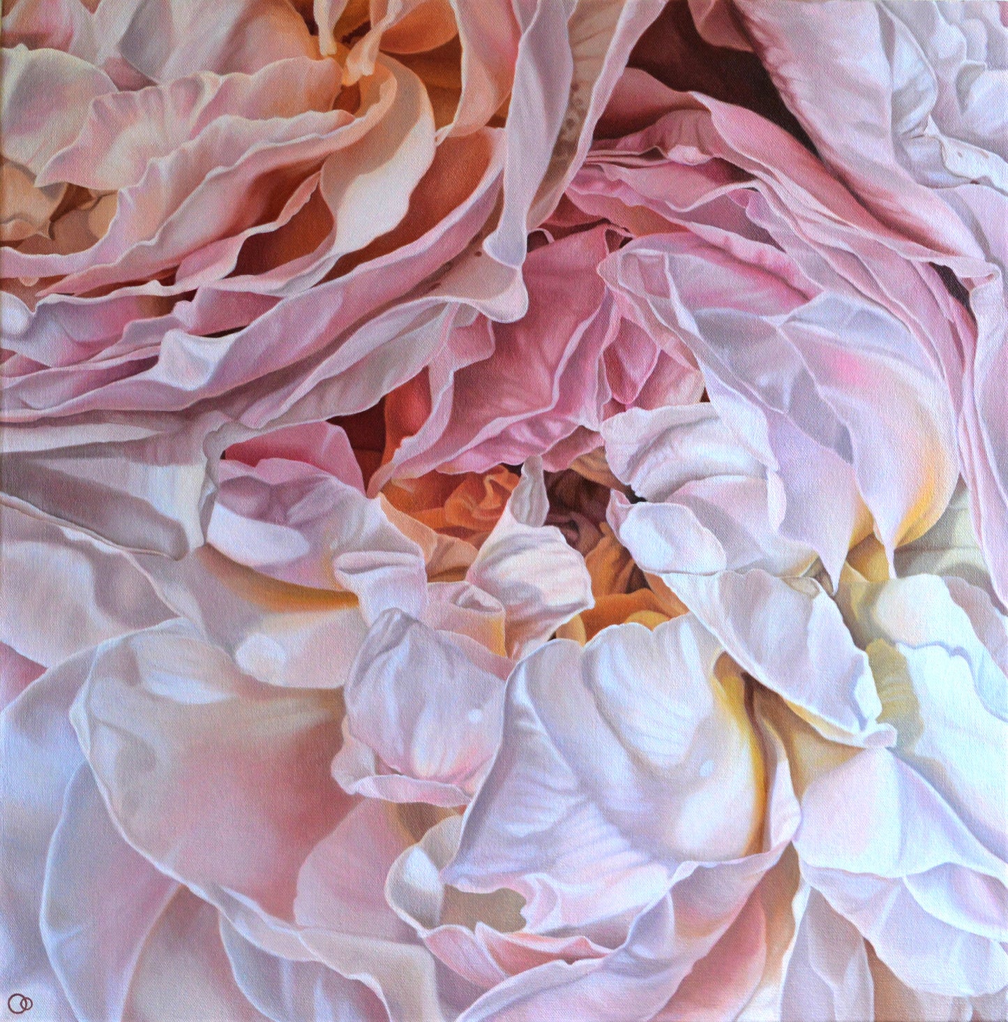Inspiration Original Oil on Canvas Rose Painting