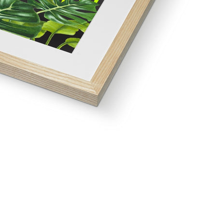 Tropical Dreams Floral Bird Art Framed & Mounted Print