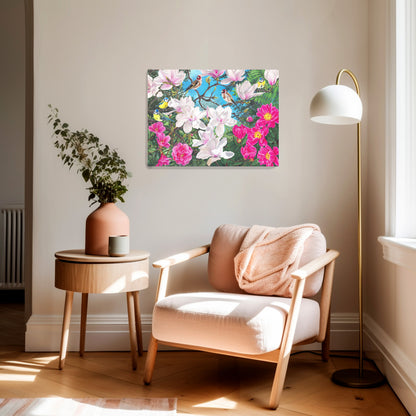 The Spring Garden Nature Inspired Fine Art Canvas Print