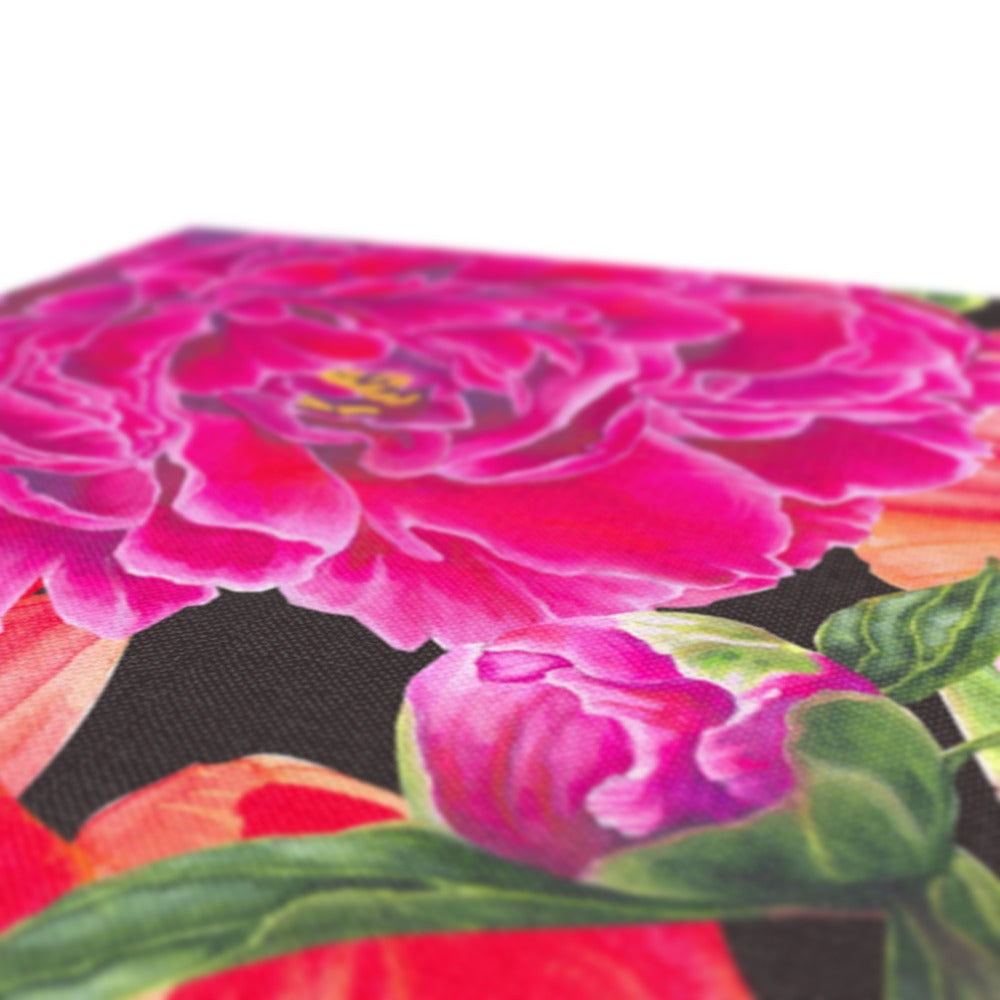 Springtime Passion Bold Floral Eco Canvas Print