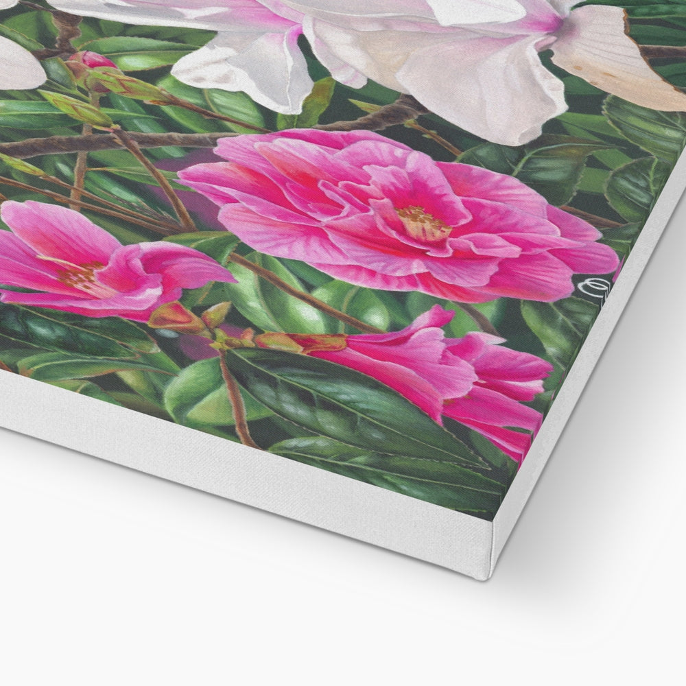 The Spring Garden Nature Inspired Fine Art Canvas Print